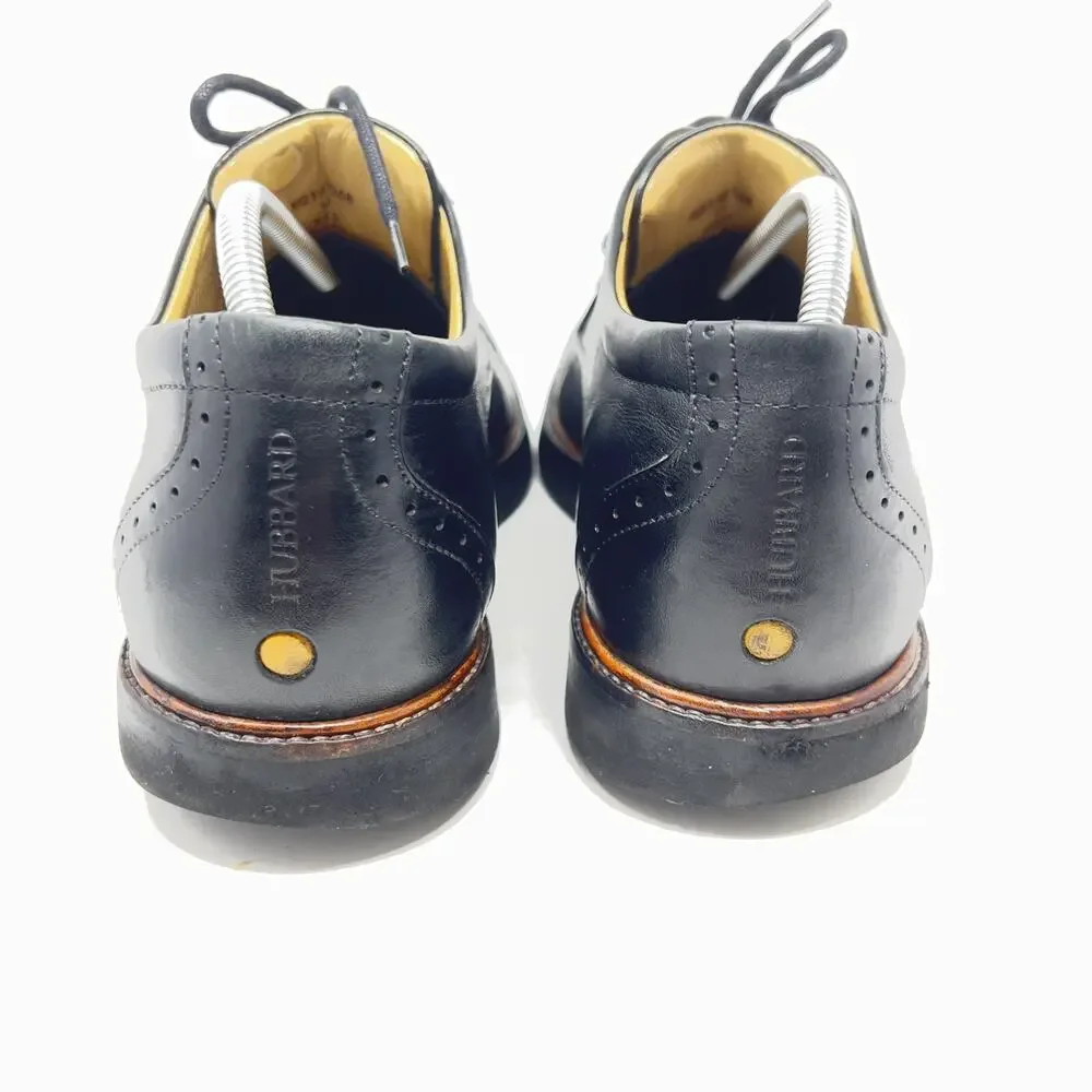 Samuel Hubbard Mens Market Cap Toe Black Leather Oxford Dress Shoes 11 US 45 EUR